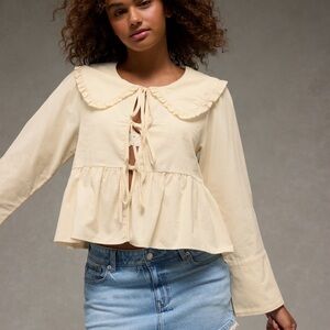 American eagle long sleeve blouse